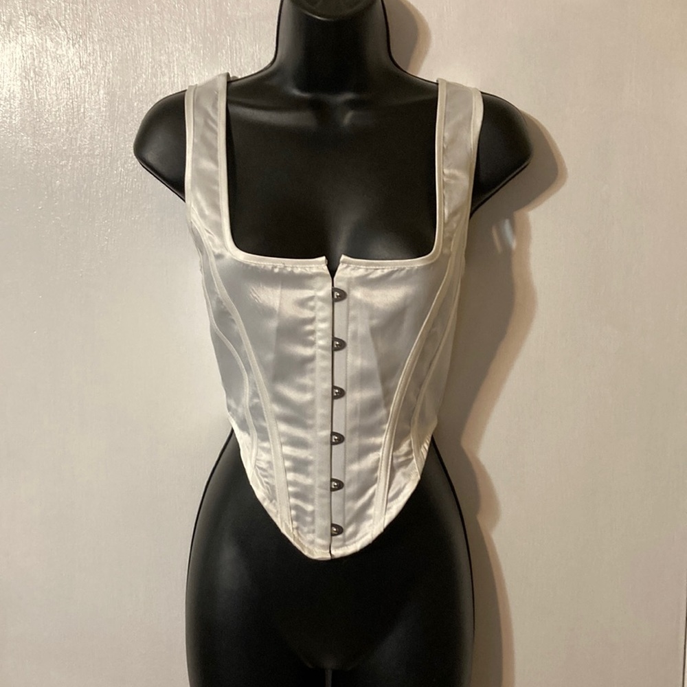 PrettyLittleThing White Corset